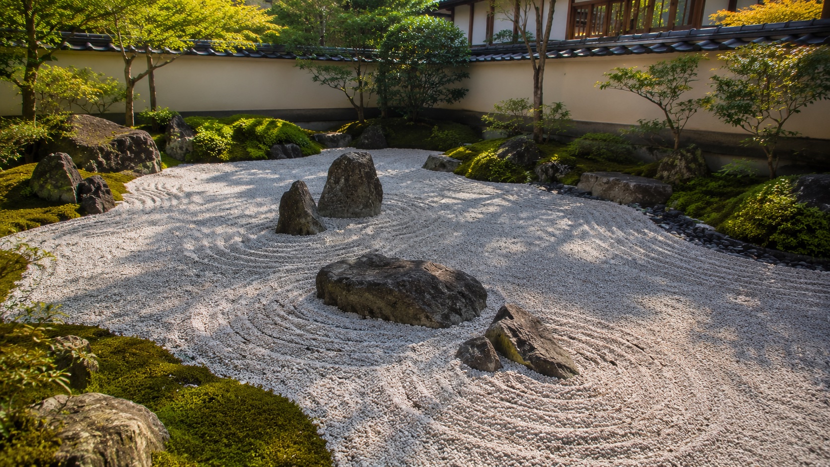 枯山水のお庭づくり（サンプル・AI生成）
